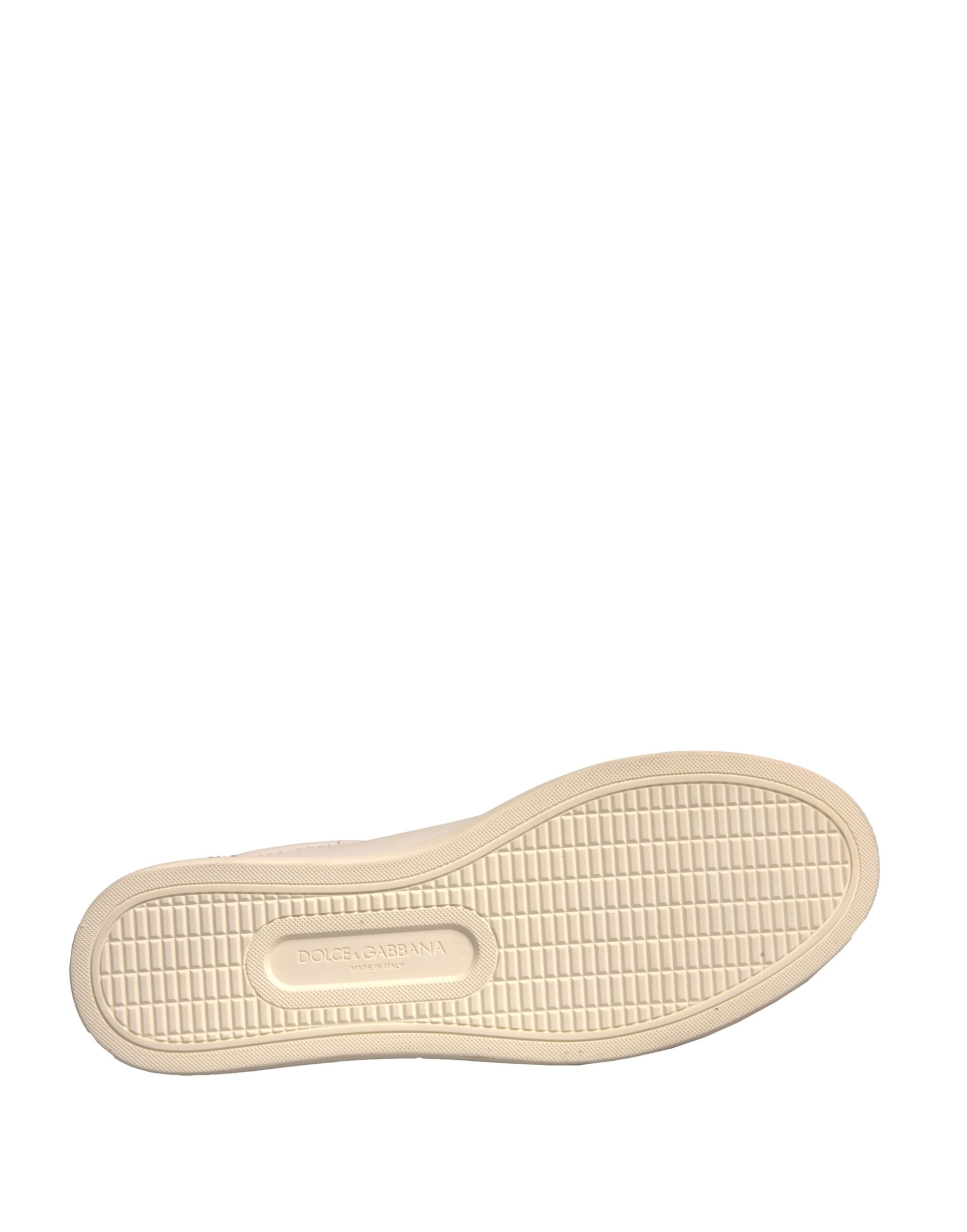 Dolce &amp; Gabbana fehér velúr bőr alacsony szárú cipők cipők