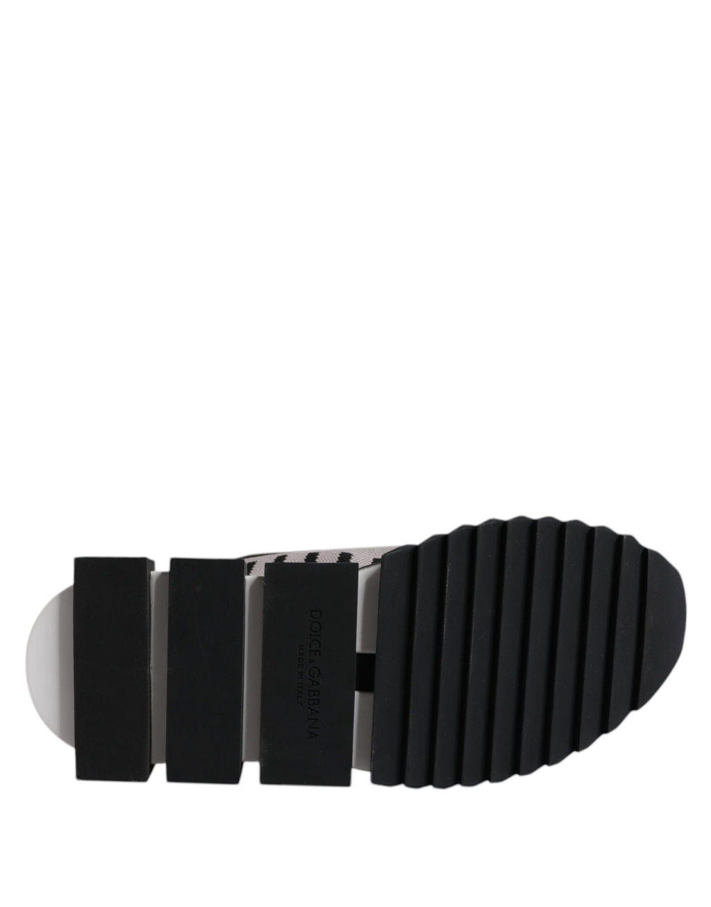 Dolce & Gabbana Black Gray Sorrento Socks Women Sneakers Shoes